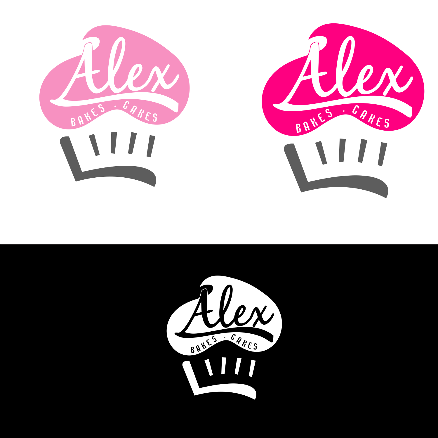 Logo Design by Mathan Jawahar for Alex Bakes Cakes | Design #12312261