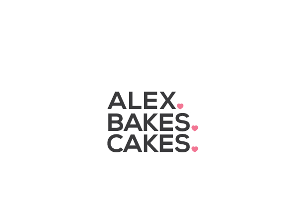 Logo Design by Alien Cookie for Alex Bakes Cakes | Design #12277887