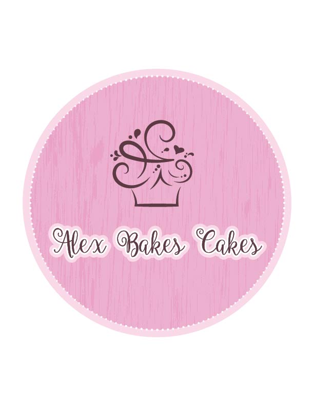 Logo Design by Hues Designs for Alex Bakes Cakes | Design #12336844