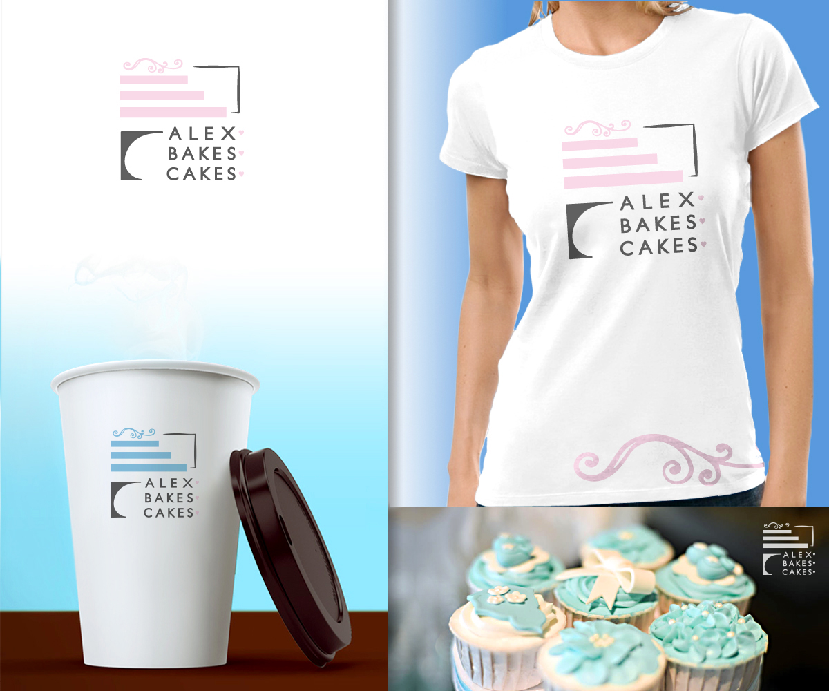 Logo Design by Elen_ka for Alex Bakes Cakes | Design #12332776