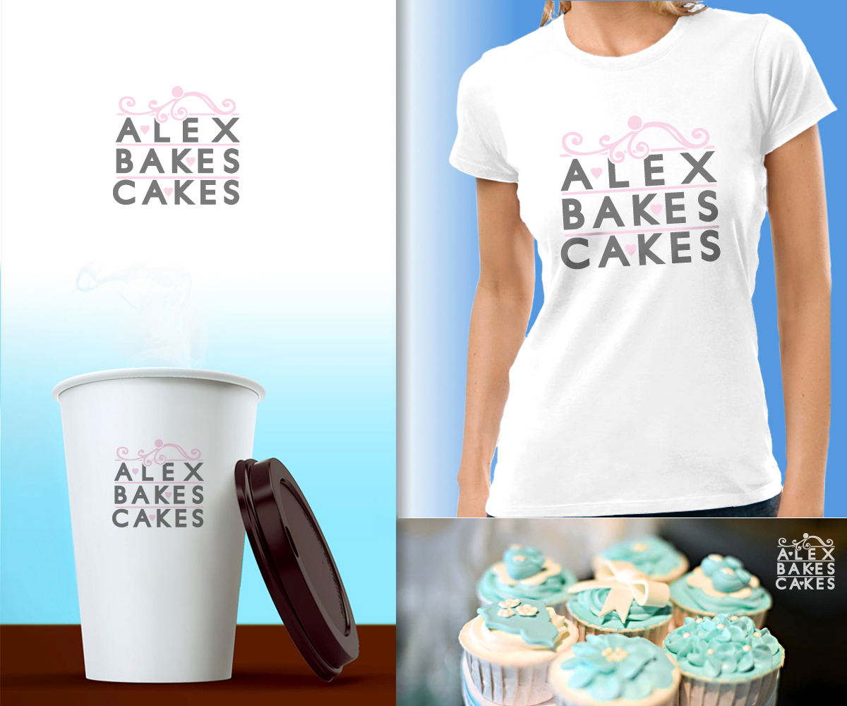 Logo Design by Elen_ka for Alex Bakes Cakes | Design #12344683