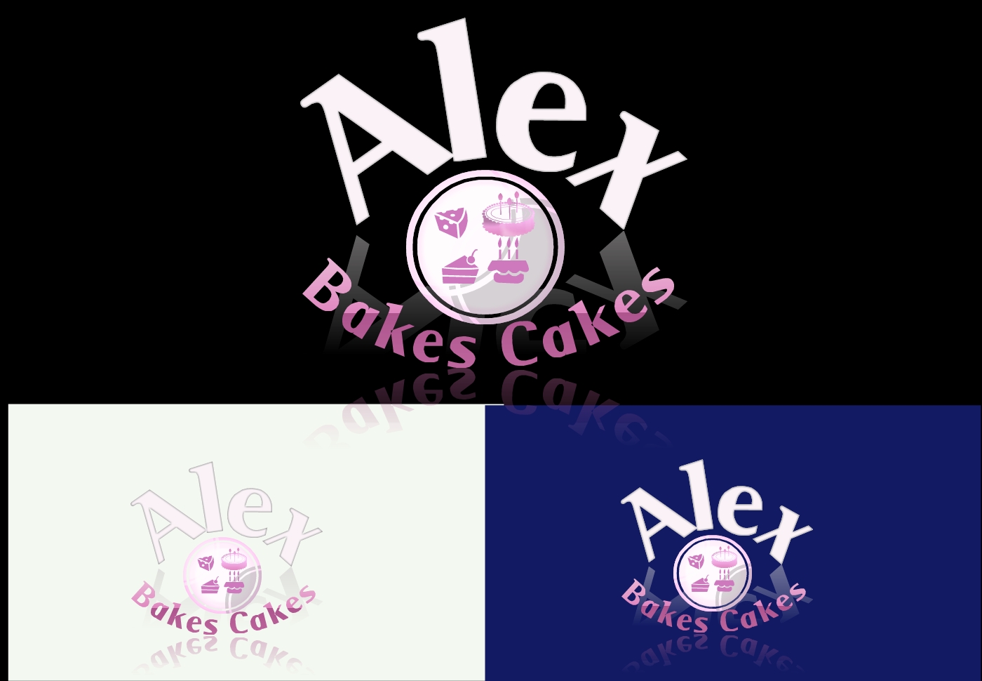 Logo Design by shafrazmohamed106 for Alex Bakes Cakes | Design #12372168