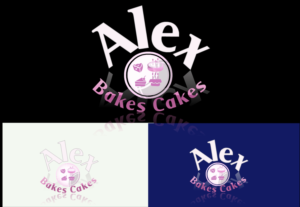 Logo Design by shafrazmohamed106 for Alex Bakes Cakes | Design: #12372168