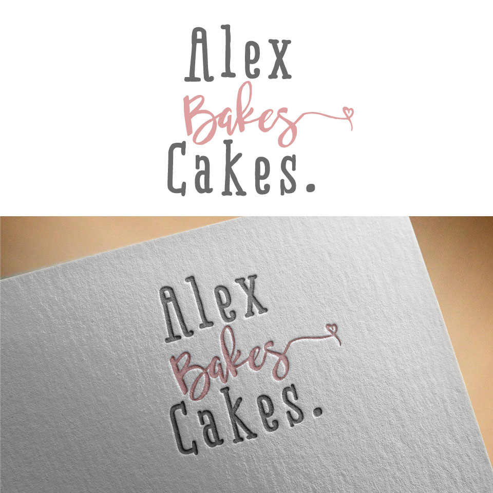 Logo Design by designstarla for Alex Bakes Cakes | Design #12368608