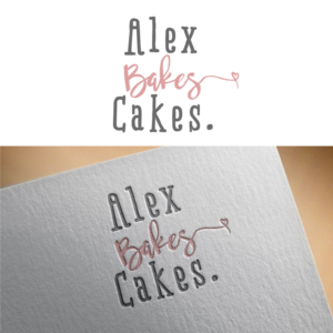 Logo Design by designstarla for Alex Bakes Cakes | Design: #12368608