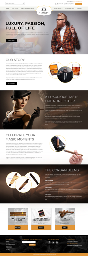 Website Design for Luxury Product | Web Design by Tpith
