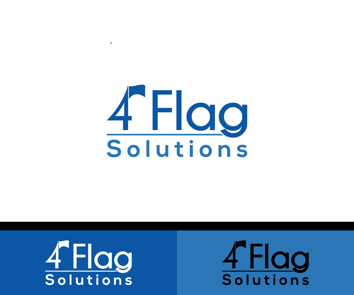 Logo Design by J0k3r for 4 Flag Solutions | Design #12275742