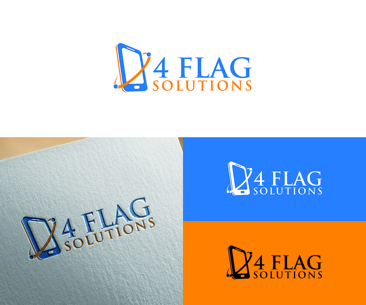 Logo Design by eMARK for 4 Flag Solutions | Design #12300668