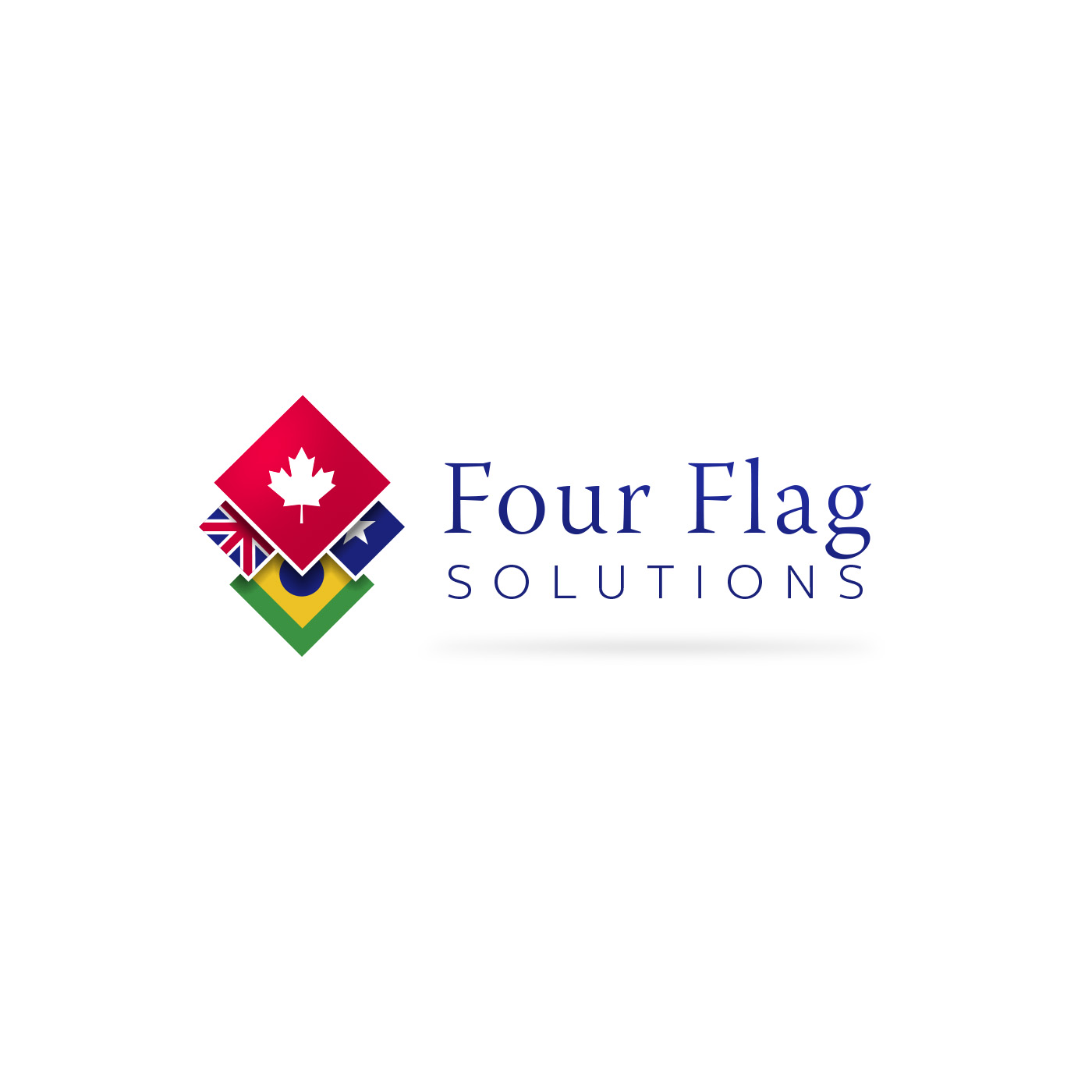 Logo Design by Oveja Quiroga for 4 Flag Solutions | Design #12298732