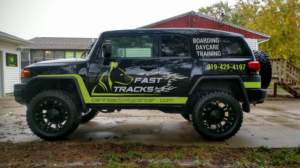 2008 Toyota FJ Cruiser 1/2 wrap  | Graphic Design by Maestroto