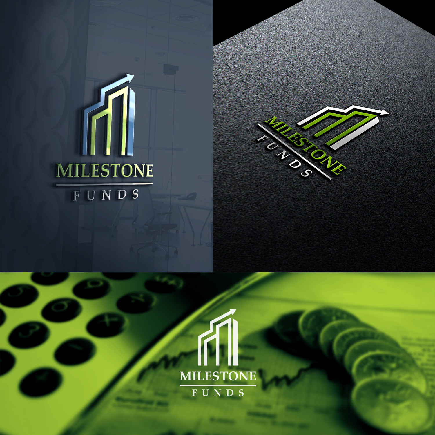 Logo Design by Grapismo Brand Studio for Milestone Funds | Design #12317473