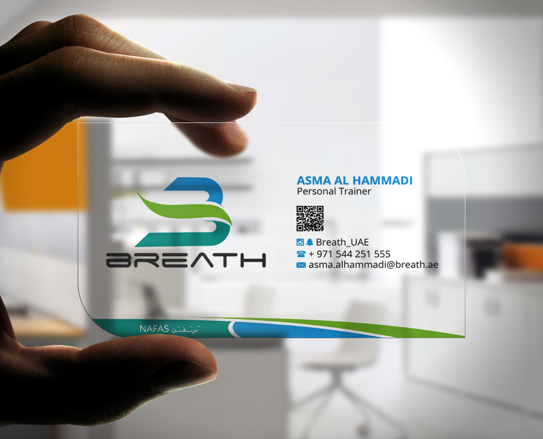 Visitenkarten-Design von Stylez Designz für BREATH | Design #12311308