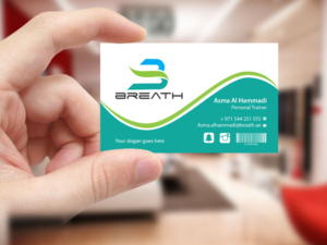 Visitenkarten-Design von Creations Box 2015 für BREATH | Design: #12305854