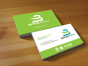 Visitenkarten-Design von Creations Box 2015 für BREATH | Design: #12305855