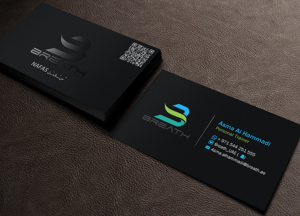 Visitenkarten-Design von Brand aid für BREATH | Design #12306894