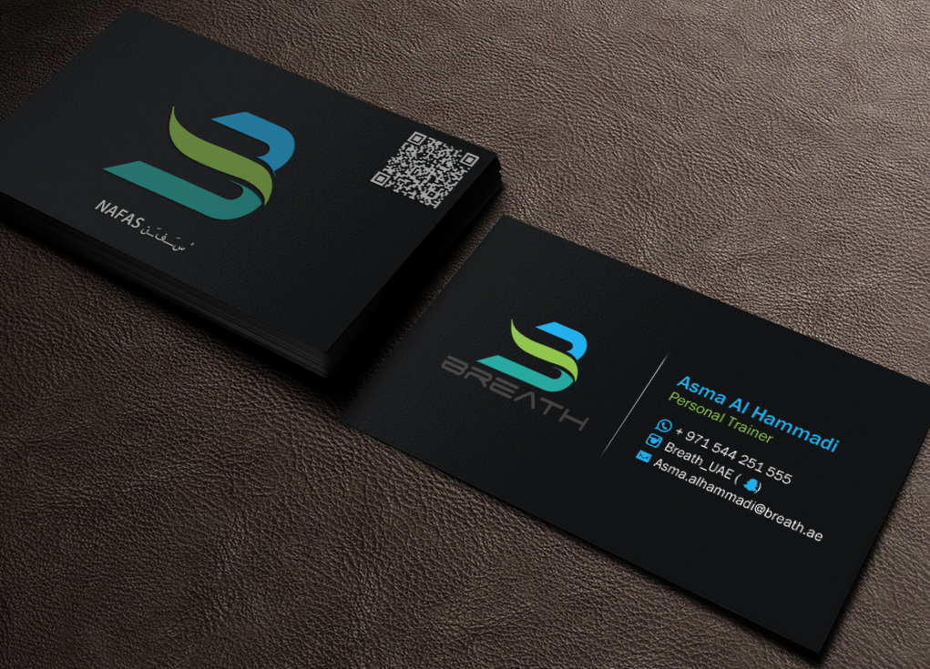Visitenkarten-Design von Brand aid für BREATH | Design #12306896