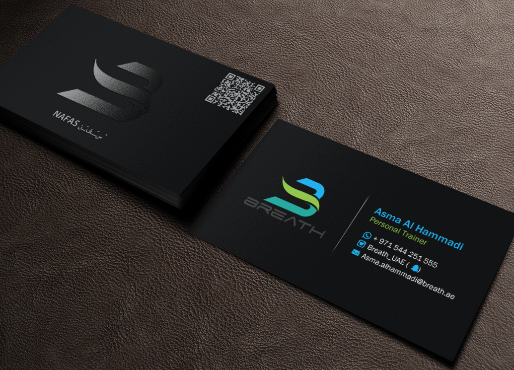 Visitenkarten-Design von Brand aid für BREATH | Design #12306897