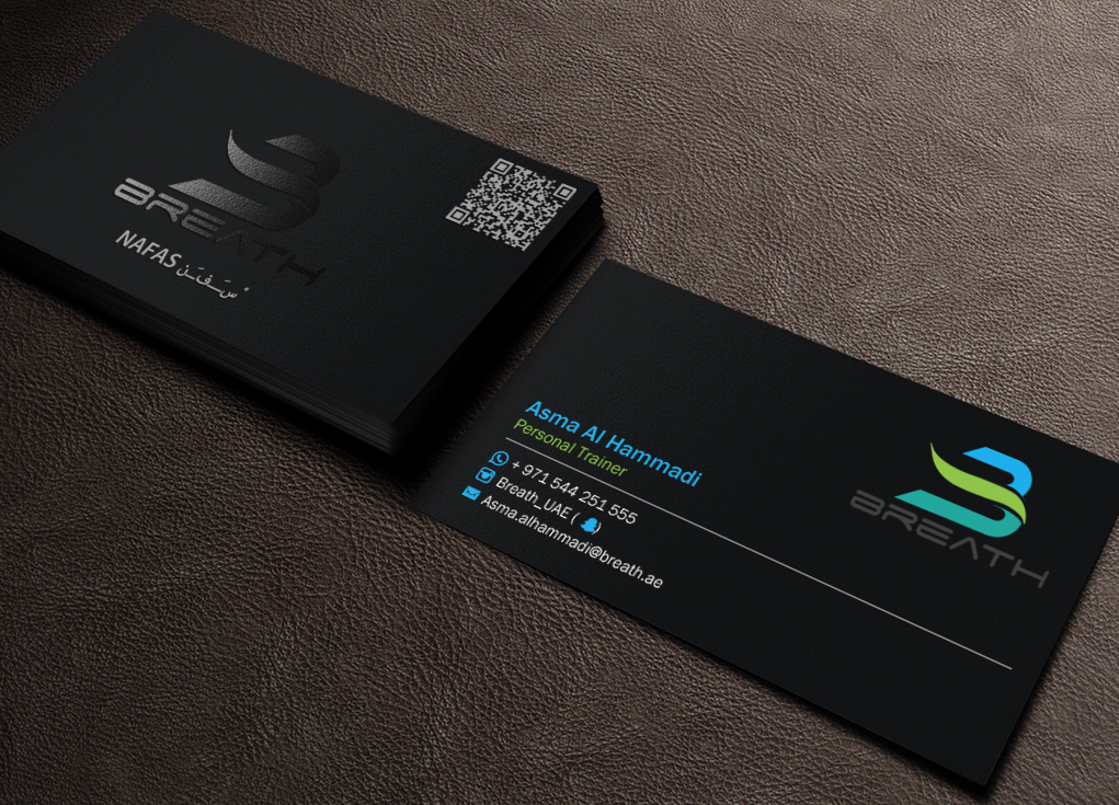 Visitenkarten-Design von Brand aid für BREATH | Design #12306915