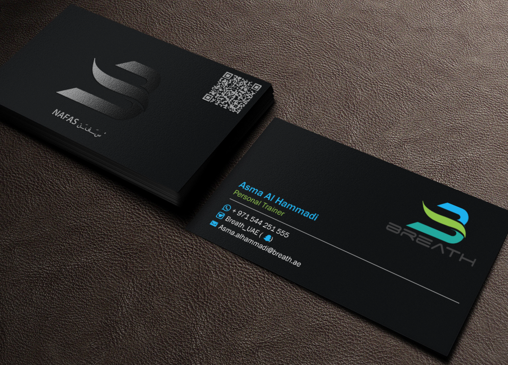 Visitenkarten-Design von Brand aid für BREATH | Design #12306916