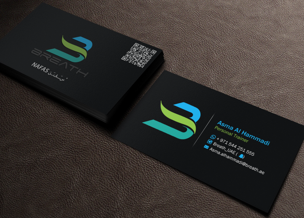 Visitenkarten-Design von Brand aid für BREATH | Design #12306926
