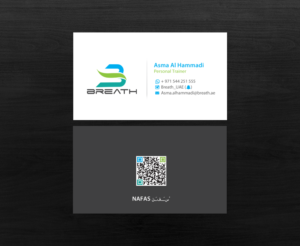Visitenkarten-Design von chandrayaan.creative für BREATH | Design #12304085