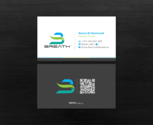 Visitenkarten-Design von chandrayaan.creative für BREATH | Design: #12304088