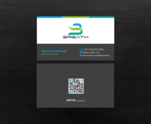 Visitenkarten-Design von chandrayaan.creative für BREATH | Design: #12304096