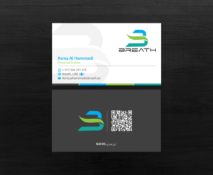 Visitenkarten-Design von chandrayaan.creative für BREATH | Design: #12304099