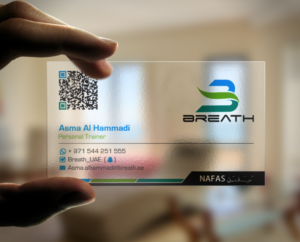 Visitenkarten-Design von chandrayaan.creative für BREATH | Design: #12304109