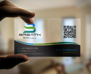 Visitenkarten-Design von chandrayaan.creative für BREATH | Design: #12304114