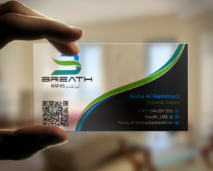Visitenkarten-Design von chandrayaan.creative für BREATH | Design: #12304116