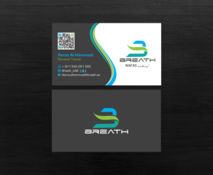 Visitenkarten-Design von chandrayaan.creative für BREATH | Design: #12304119