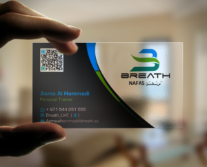Visitenkarten-Design von chandrayaan.creative für BREATH | Design: #12304121