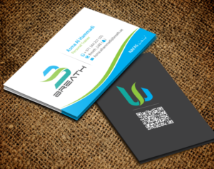 Visitenkarten-Design von chandrayaan.creative für BREATH | Design: #12305448