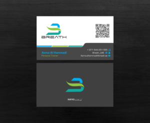 Visitenkarten-Design von chandrayaan.creative für BREATH | Design: #12305451