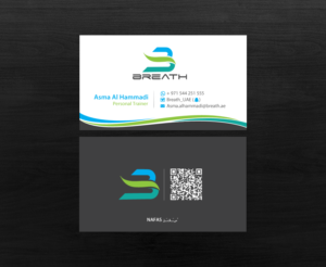 Visitenkarten-Design von chandrayaan.creative für BREATH | Design: #12305452