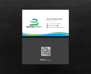 Visitenkarten-Design von chandrayaan.creative für BREATH | Design: #12305453