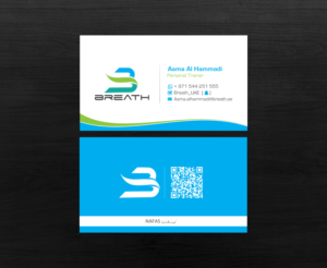 Visitenkarten-Design von chandrayaan.creative für BREATH | Design: #12305454