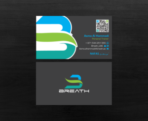 Visitenkarten-Design von chandrayaan.creative für BREATH | Design: #12305459