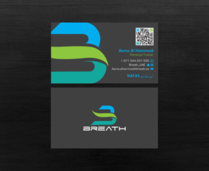Visitenkarten-Design von chandrayaan.creative für BREATH | Design: #12305461