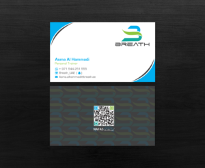 Visitenkarten-Design von chandrayaan.creative für BREATH | Design: #12305463