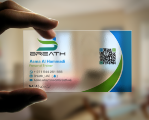 Visitenkarten-Design von chandrayaan.creative für BREATH | Design: #12305467