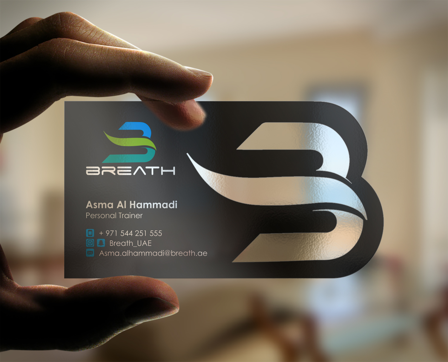 Visitenkarten-Design von logodentity für BREATH | Design #12318414