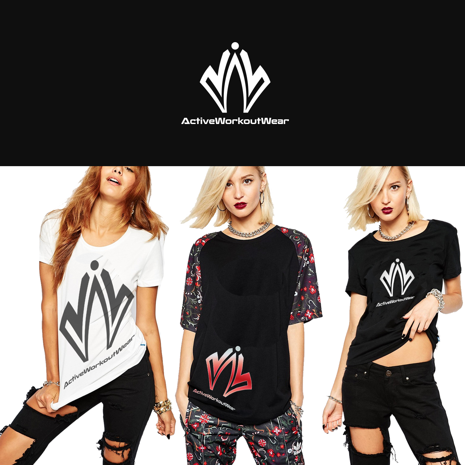 Logo Design by S-Square for ActiveWorkoutWear | Design #12349370