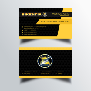 Vikentia Swimming & Athletics Center | Visitenkarten-Design von bdesigner9
