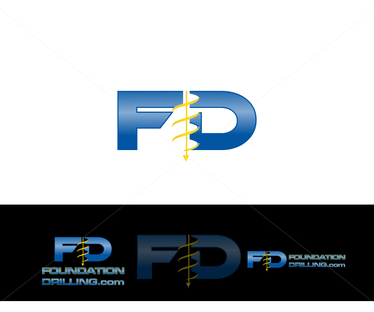 Logo Design by reflection for Foundation Drilling | Design: #12301008