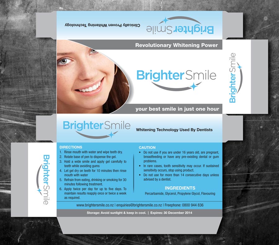 Diseño de Empaque por theblueart para Brighter Smile  | Diseño #2392888
