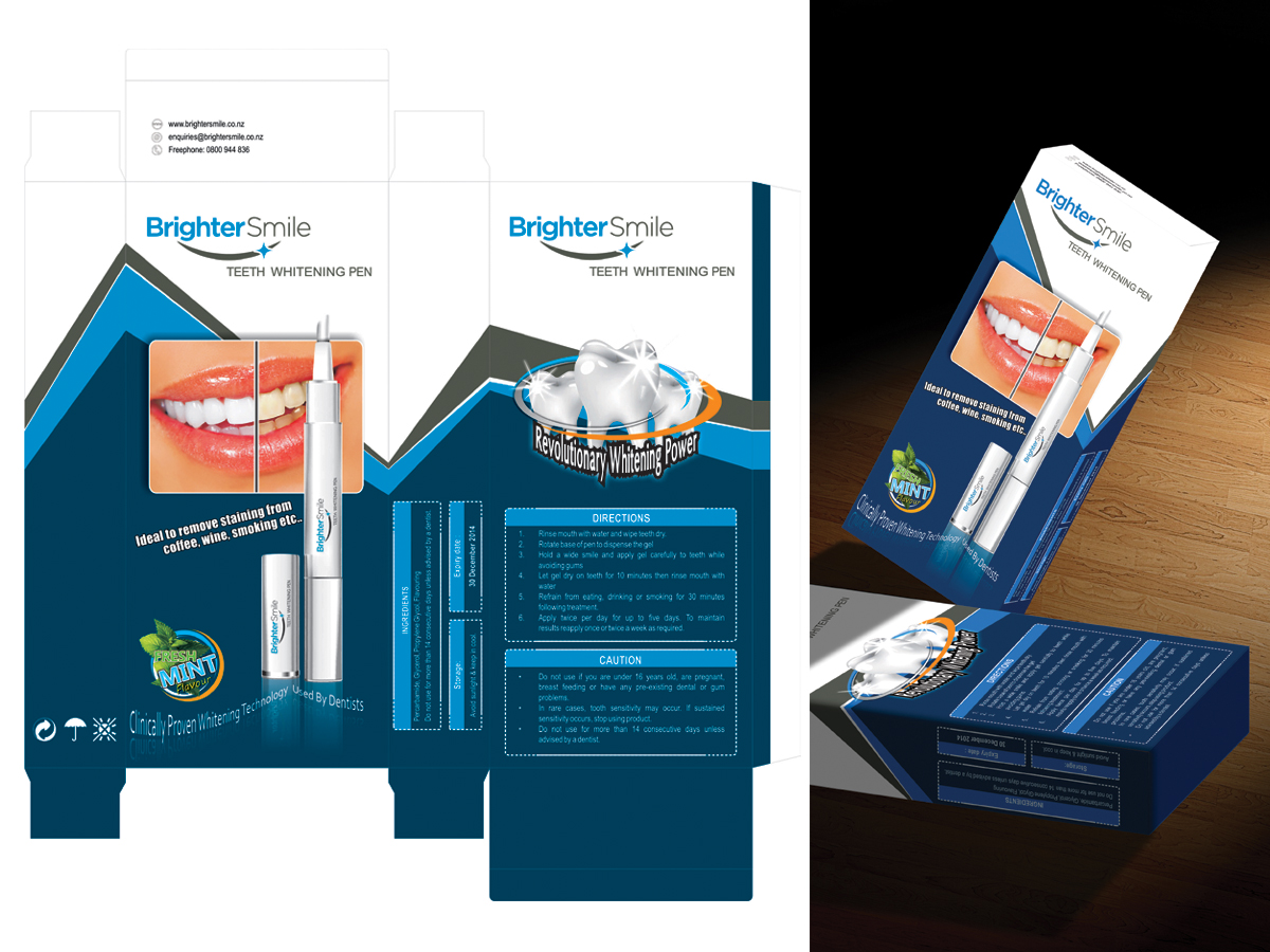 Diseño de Empaque por MicroZ para Brighter Smile  | Diseño #2394845