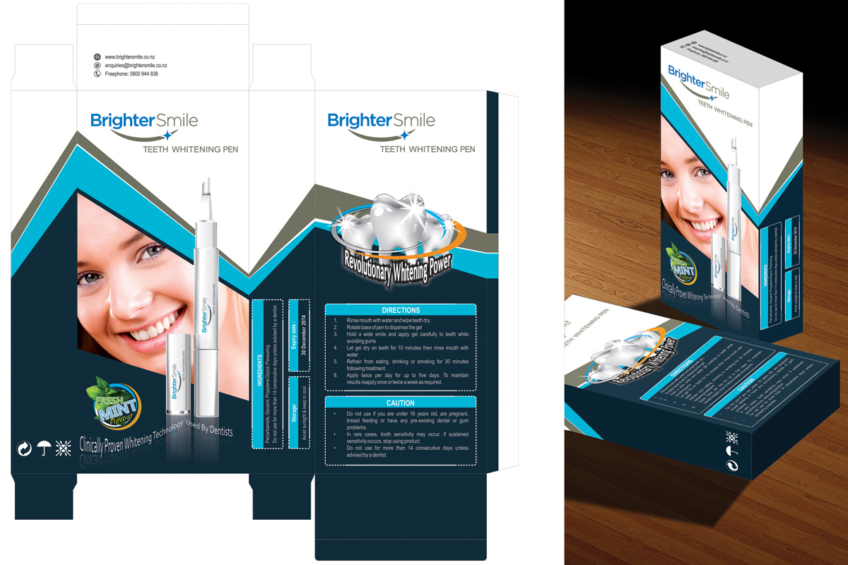 Diseño de Empaque por MicroZ para Brighter Smile  | Diseño #2401042