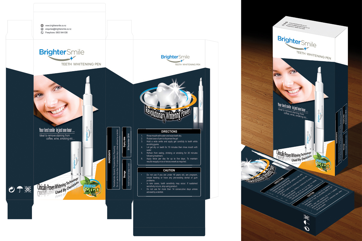 Diseño de Empaque por MicroZ para Brighter Smile  | Diseño #2401045